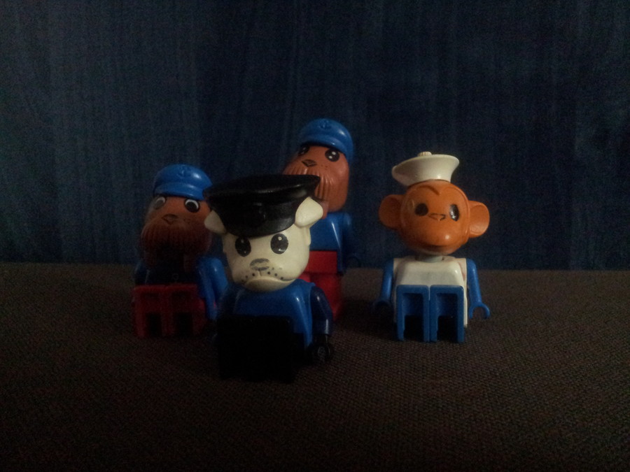 4 régi Fabuland figura