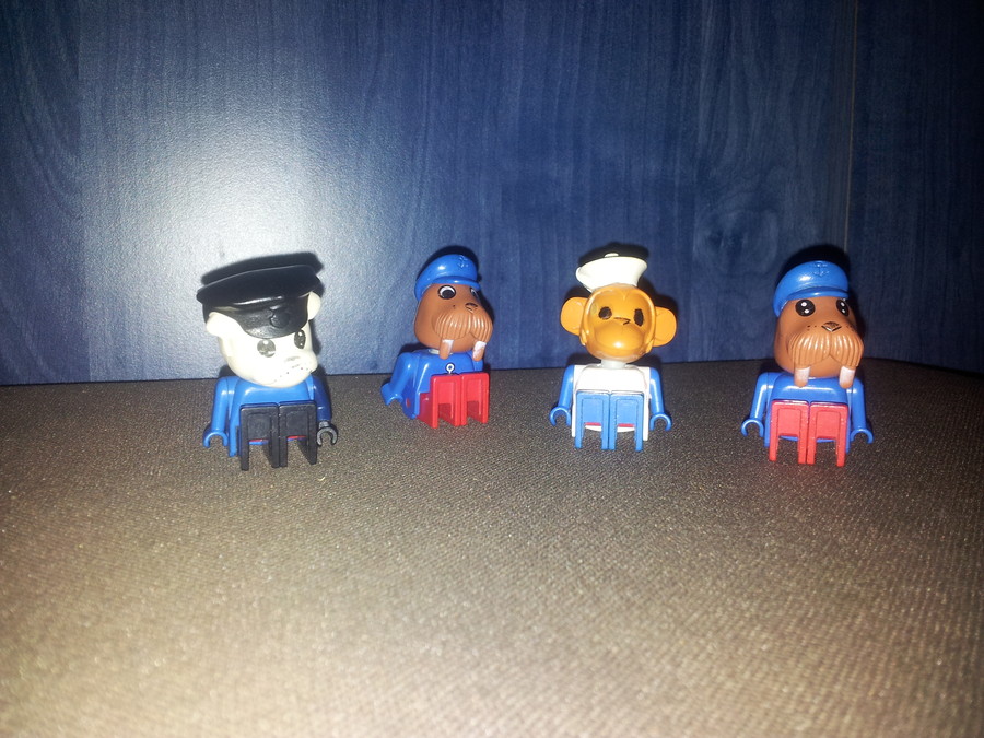 4 régi Fabuland figura