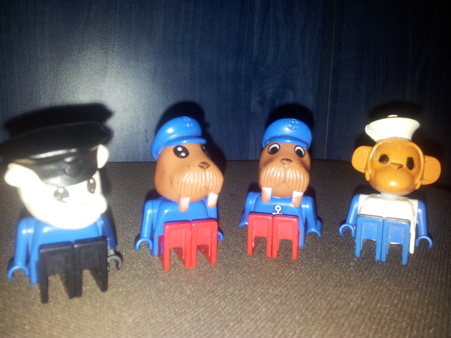 4 régi Fabuland figura
