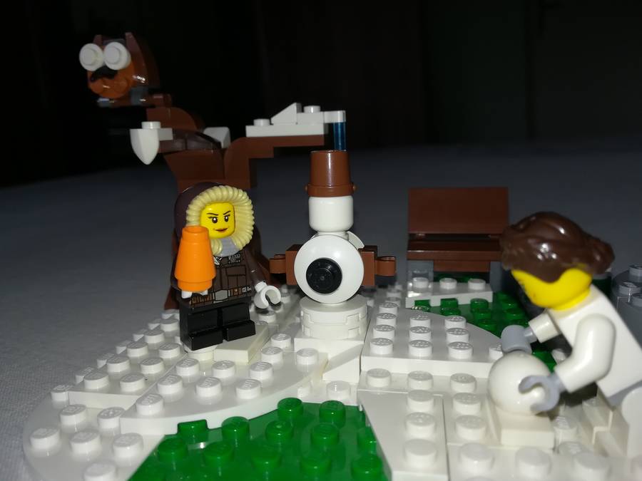 Hóember építés a parkban