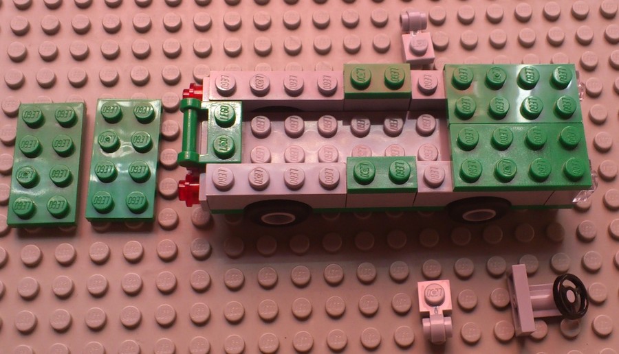 Zöld kisautó