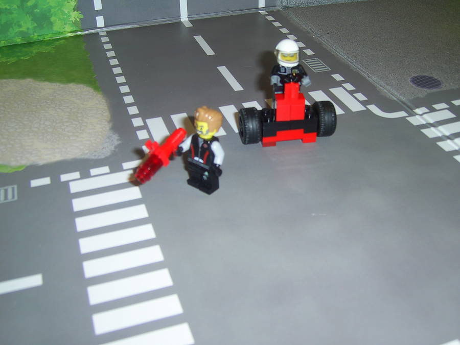 Segwayes üldözés