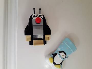 Lego hűtőmágnes és éjjeli fény