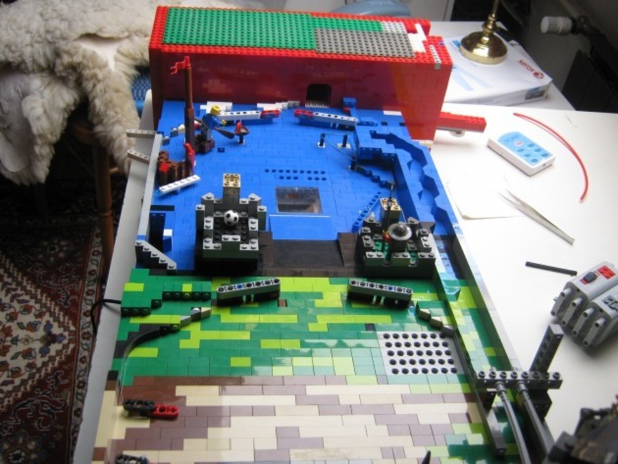 Castlepinball-LEGO flipper