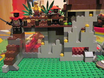 Ninjago lávatenger és dzsungel-csapda