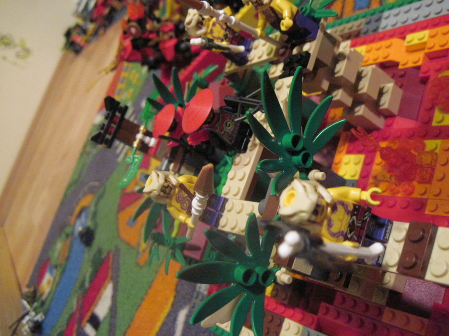 Ninjago lávatenger és dzsungel-csapda