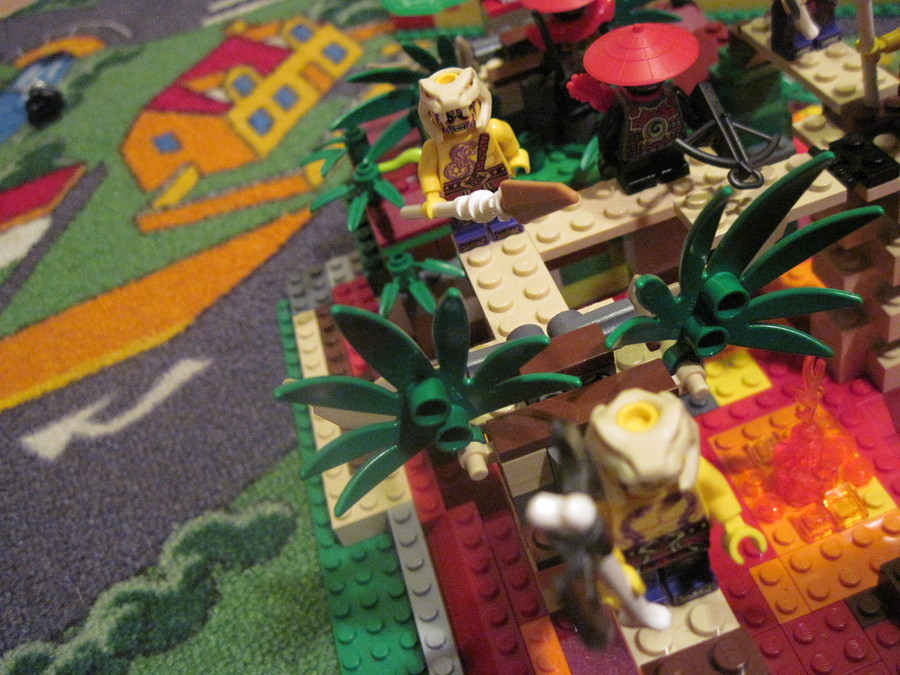 Ninjago lávatenger és dzsungel-csapda