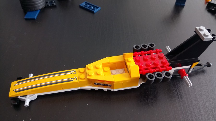 Dragster szállító kamion