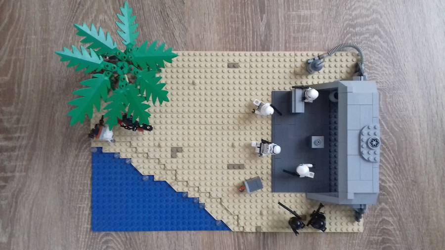 Lego Star Wars Scarif Battle Moc