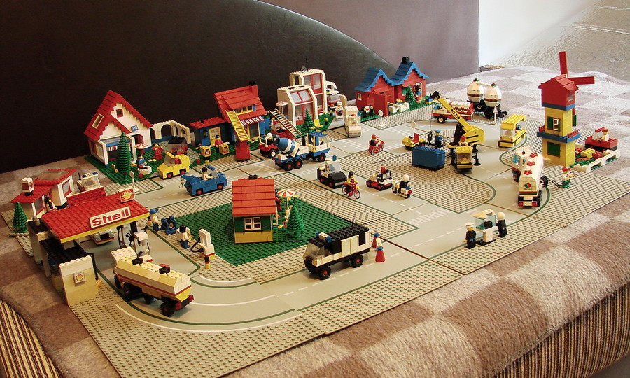 Lego város a 80-as évekből