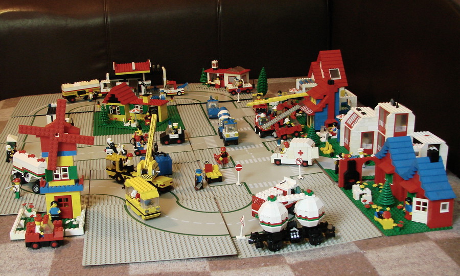 Lego város a 80-as évekből