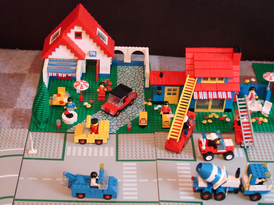 Lego város a 80-as évekből