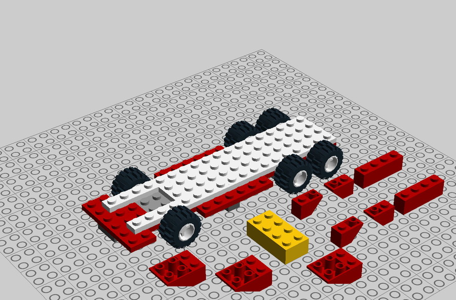 F1 Trailer szervizkamion 6484 készletből