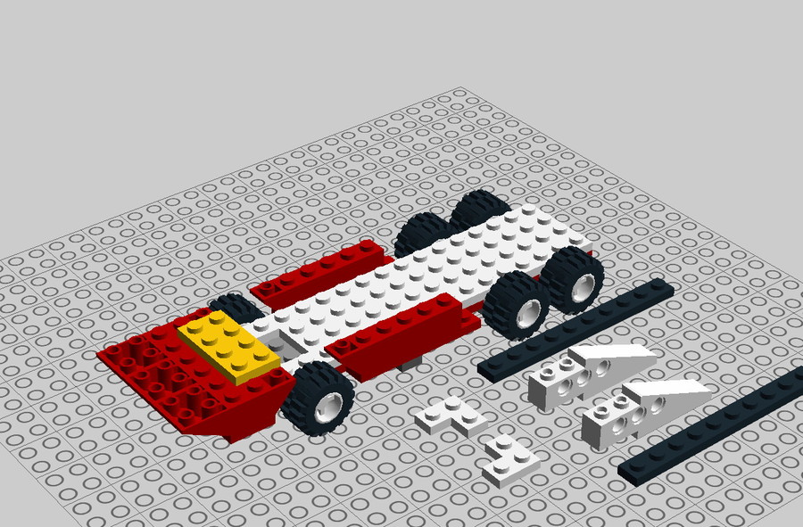 F1 Trailer szervizkamion 6484 készletből