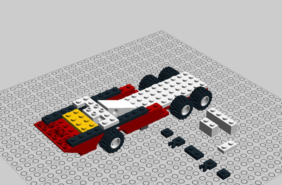 F1 Trailer szervizkamion 6484 készletből