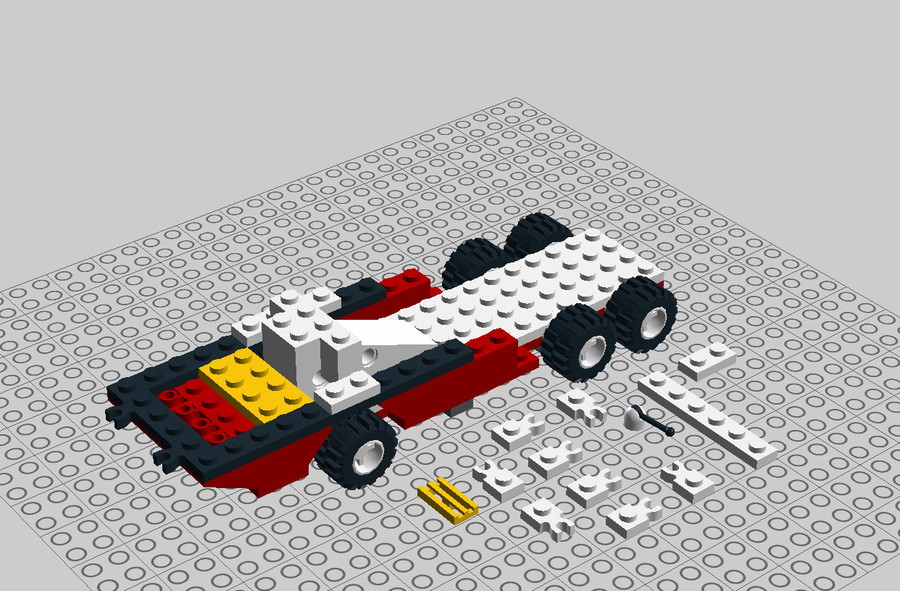 F1 Trailer szervizkamion 6484 készletből