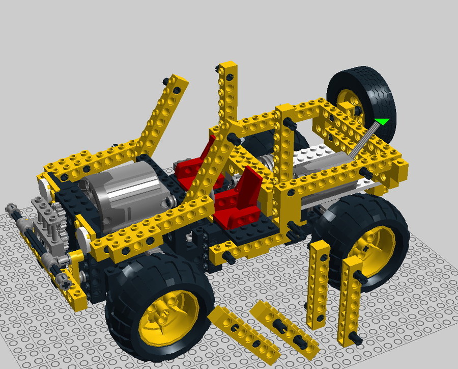 8850 Rally Car SBrick-kel