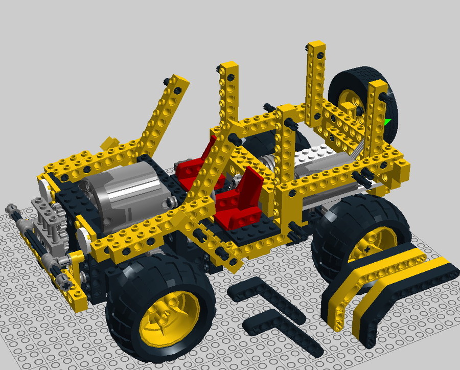 8850 Rally Car SBrick-kel