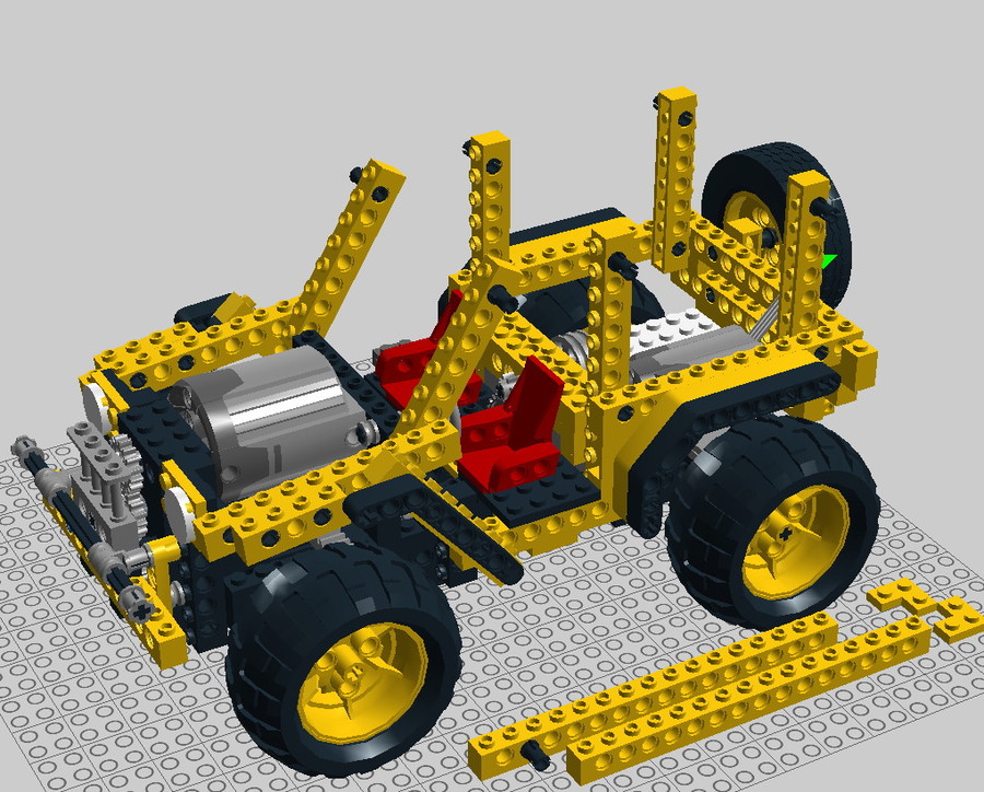 8850 Rally Car SBrick-kel