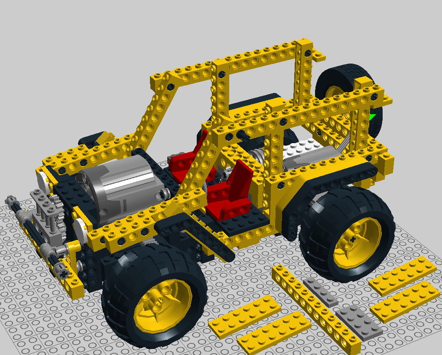 8850 Rally Car SBrick-kel