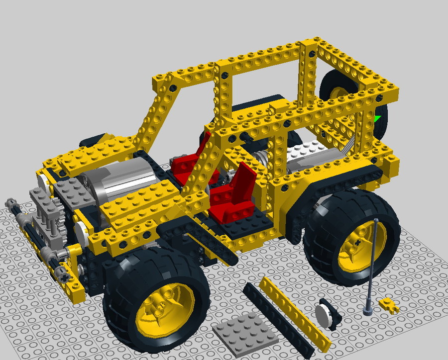 8850 Rally Car SBrick-kel