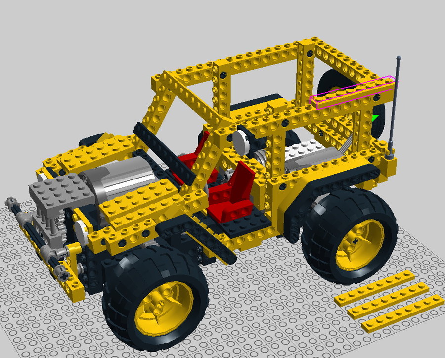 8850 Rally Car SBrick-kel