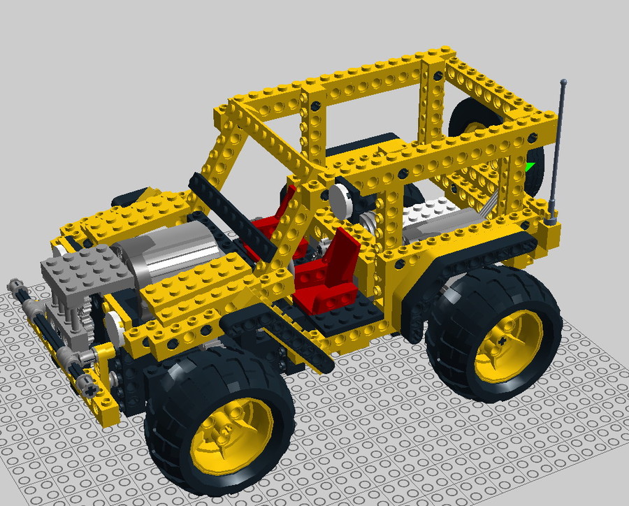 8850 Rally Car SBrick-kel
