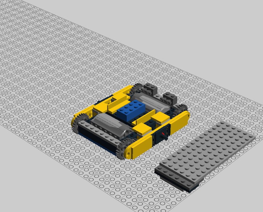 Motorizált 60074 Buldózer
