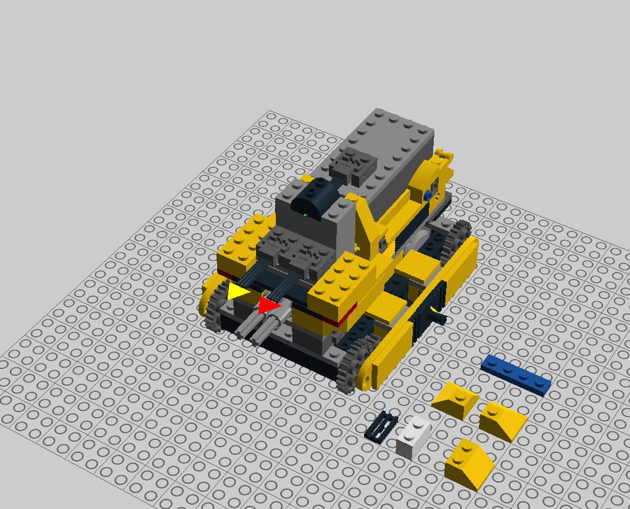 Motorizált 60074 Buldózer
