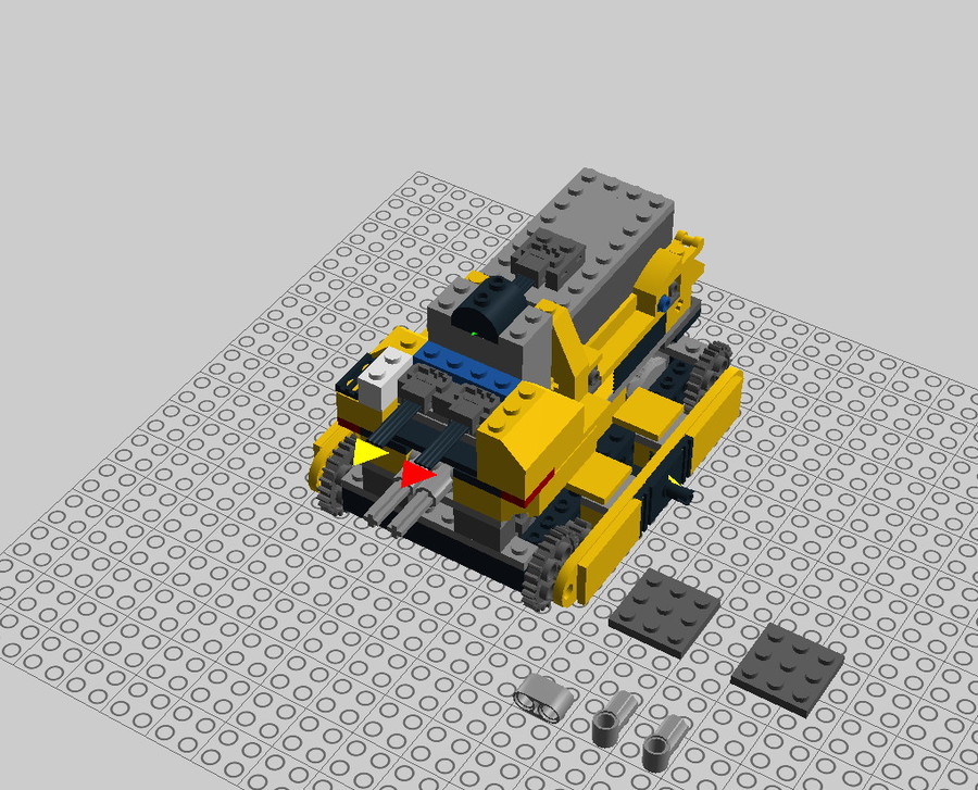 Motorizált 60074 Buldózer