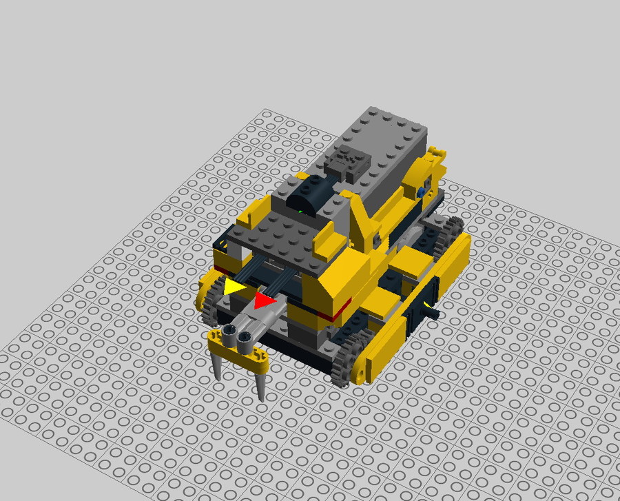 Motorizált 60074 Buldózer