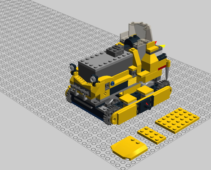 Motorizált 60074 Buldózer