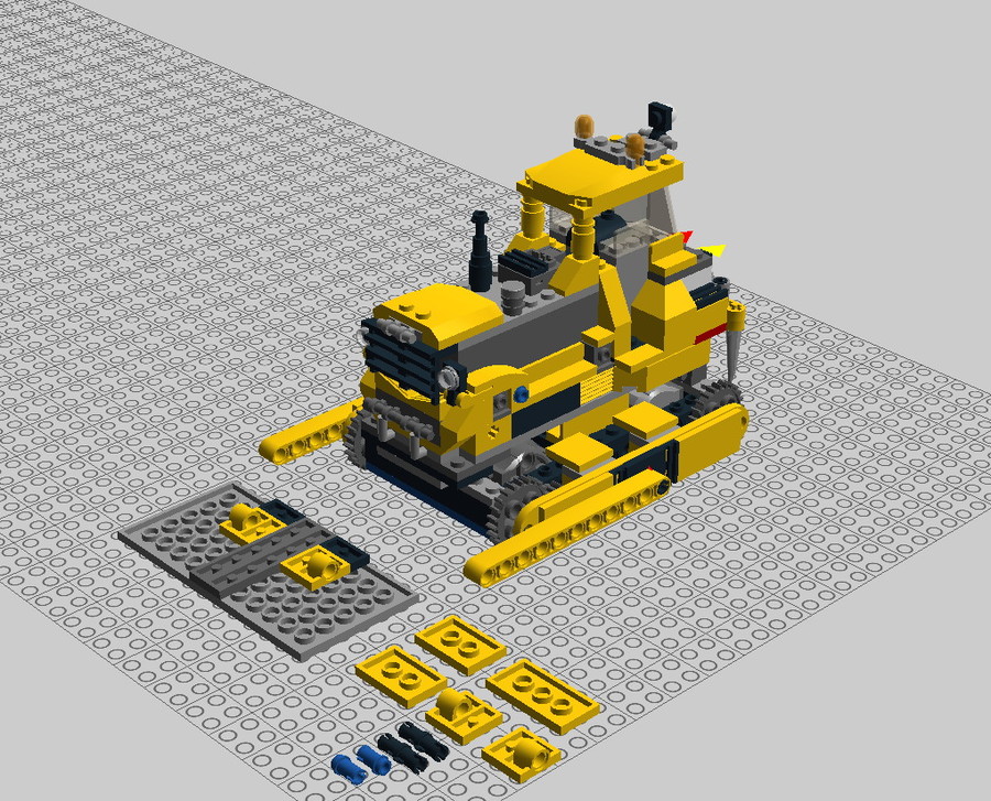 Motorizált 60074 Buldózer