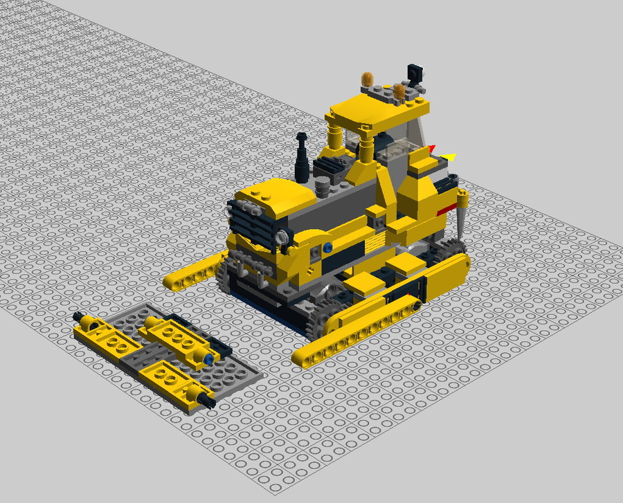 Motorizált 60074 Buldózer