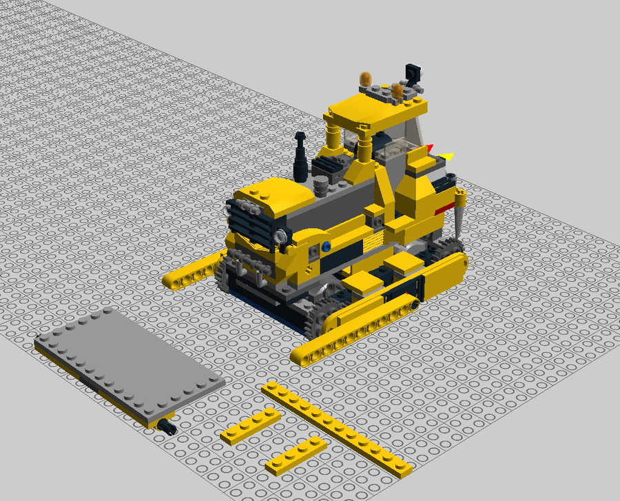 Motorizált 60074 Buldózer