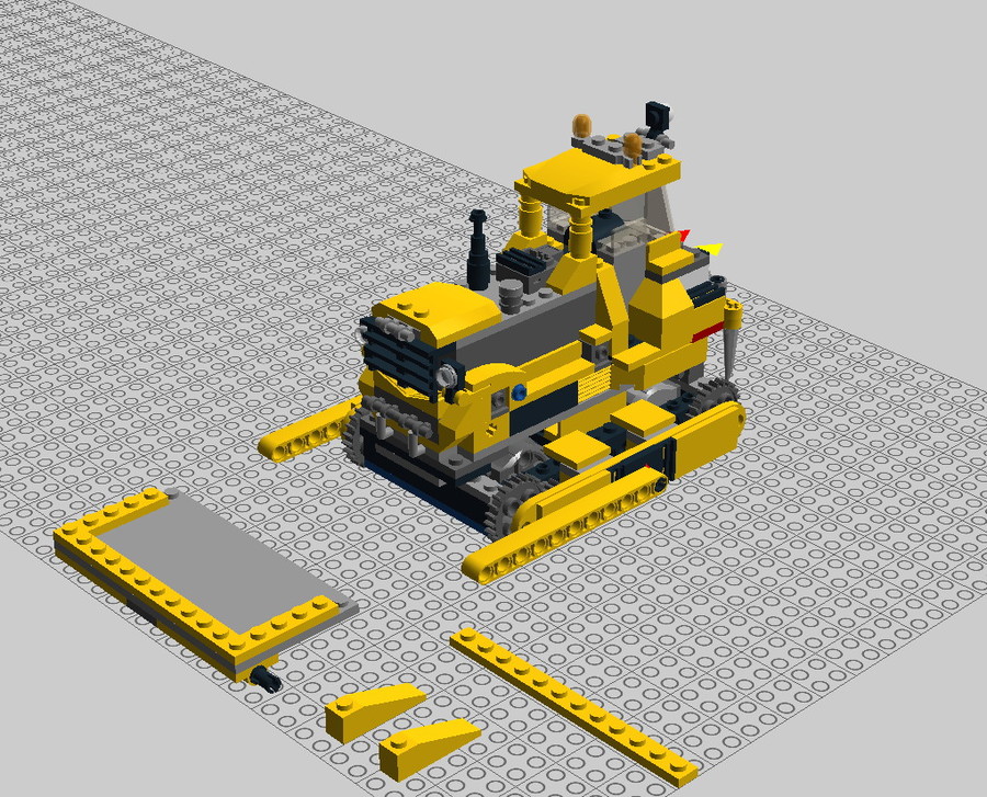 Motorizált 60074 Buldózer