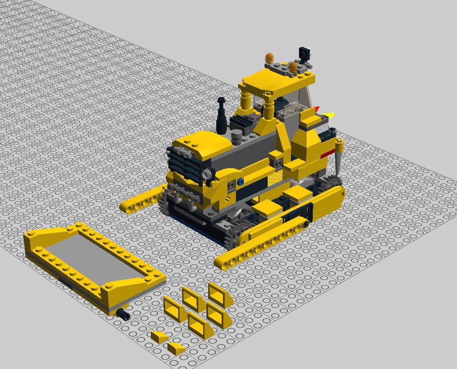 Motorizált 60074 Buldózer
