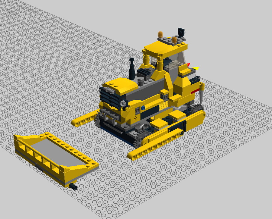 Motorizált 60074 Buldózer