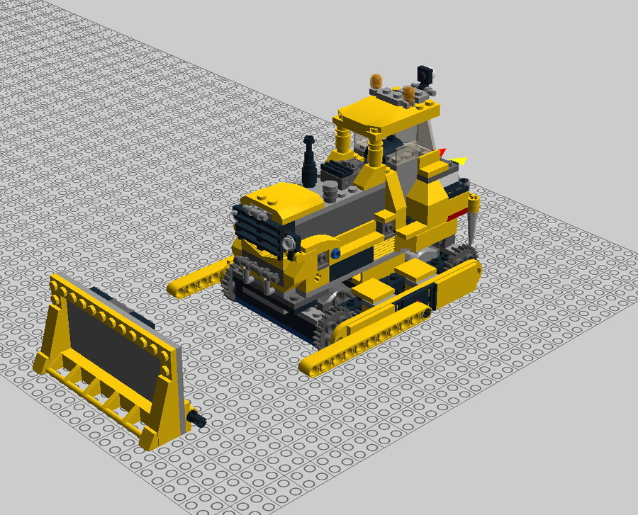 Motorizált 60074 Buldózer