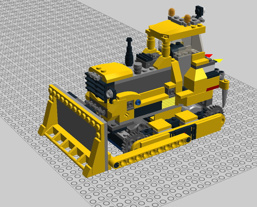 Motorizált 60074 Buldózer