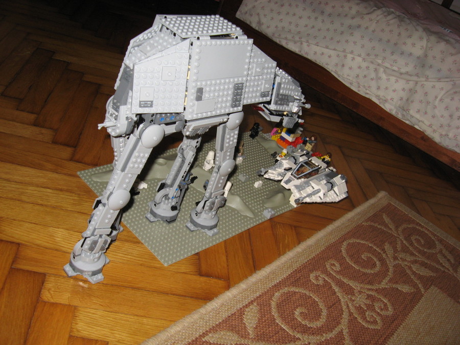 StarWars csata nagy lépegetővel