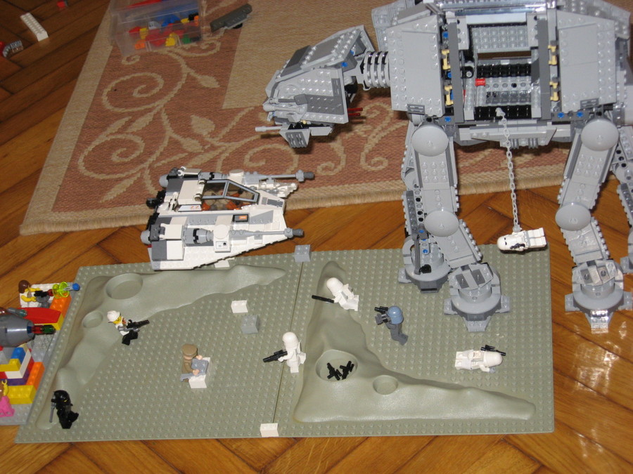 StarWars csata nagy lépegetővel