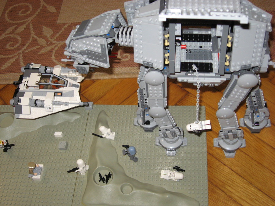 StarWars csata nagy lépegetővel