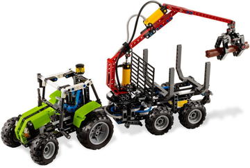 8049 Traktor pneumatikus utánfutóval