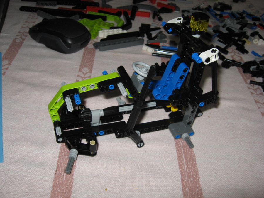 8049 Traktor pneumatikus utánfutóval