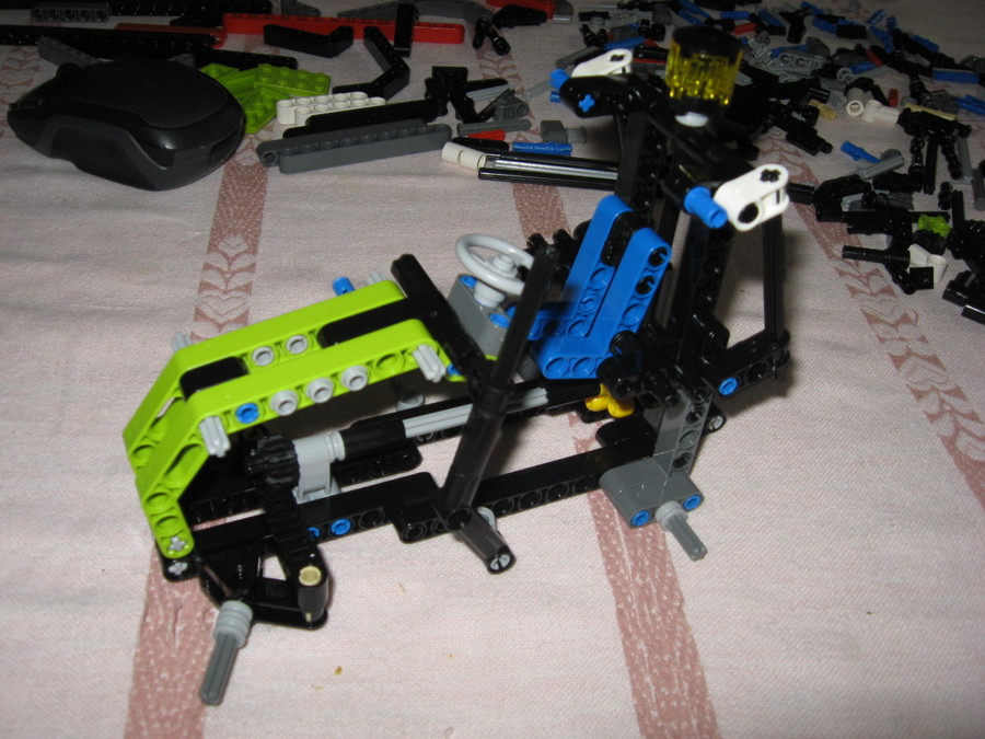 8049 Traktor pneumatikus utánfutóval