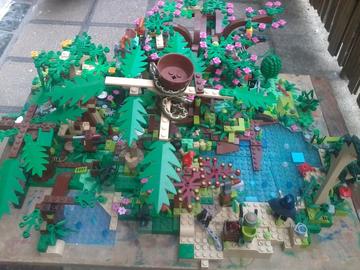 Star Wars Lego Endor bolygó.