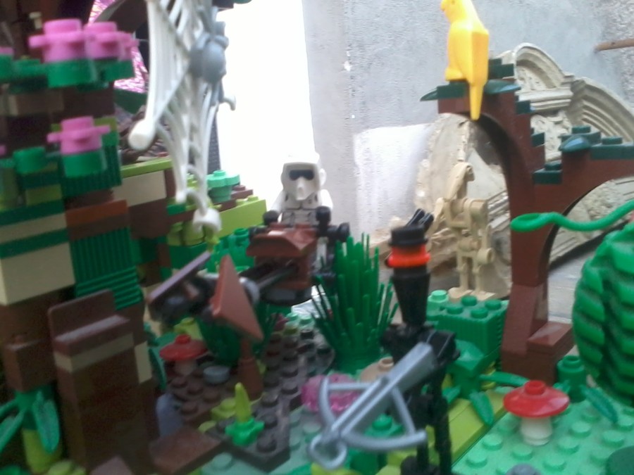 Star Wars Lego Endor bolygó.