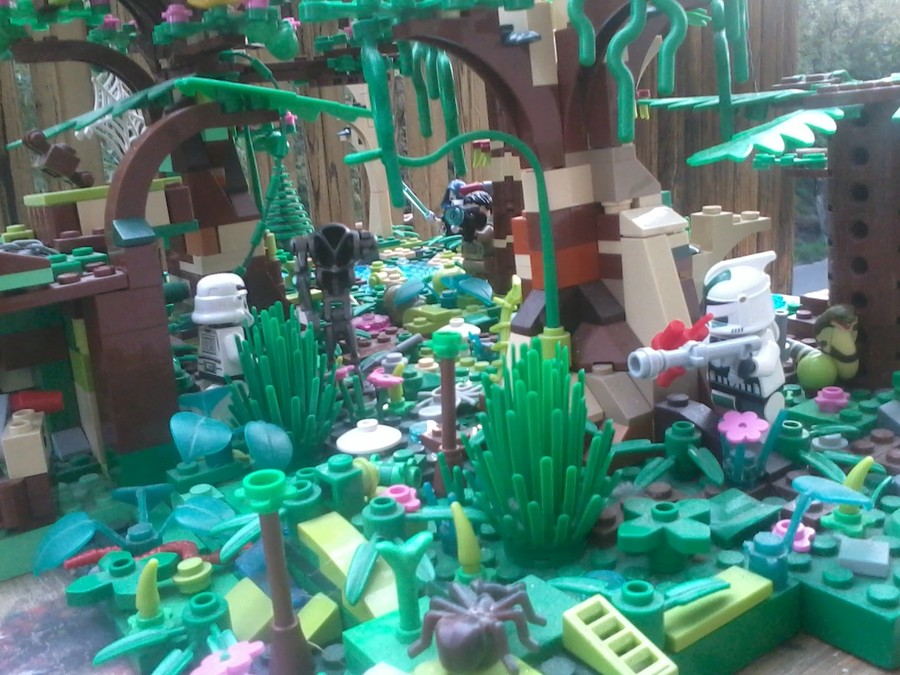 Star Wars Lego Endor bolygó.