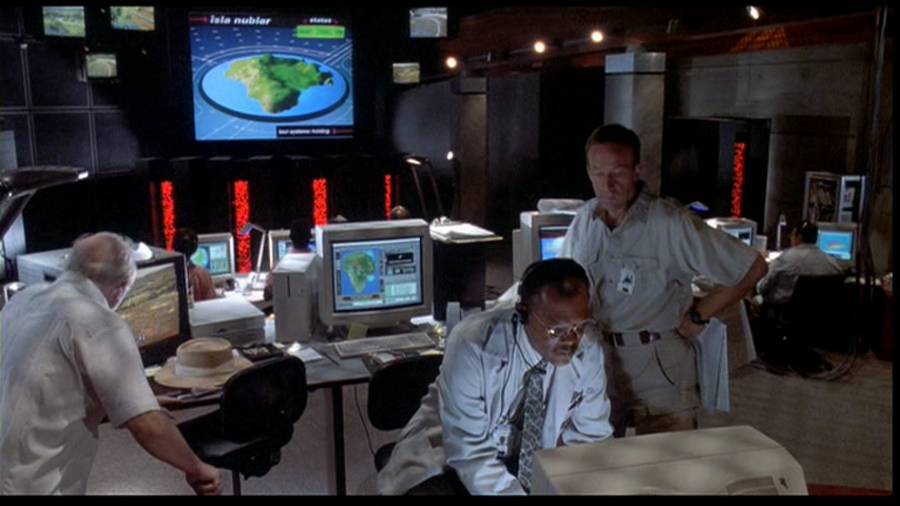 Jurassic Park irányítószoba